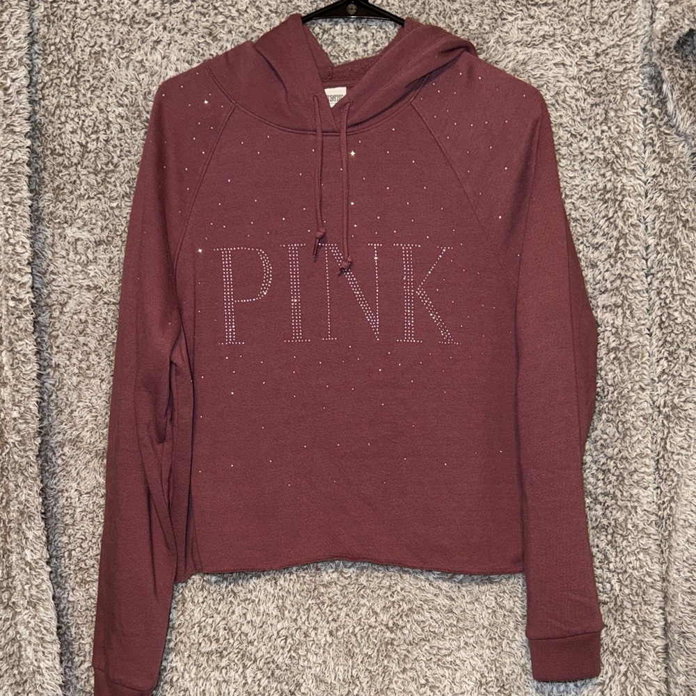 PINK Cropped Sweatshirt